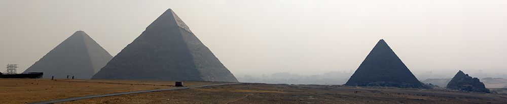 Pyramids Panorama art print by Richard Silver for $57.95 CAD