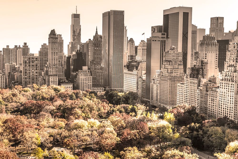 New York City Sepia art print by Richard Silver for $57.95 CAD