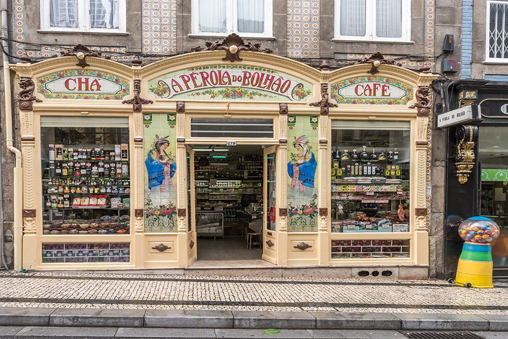 Porto Cafe art print by Richard Silver for $57.95 CAD