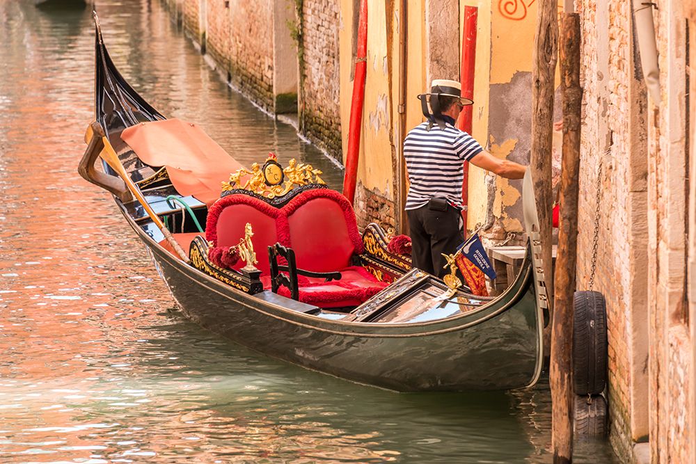 Venice Gondalier art print by Richard Silver for $57.95 CAD