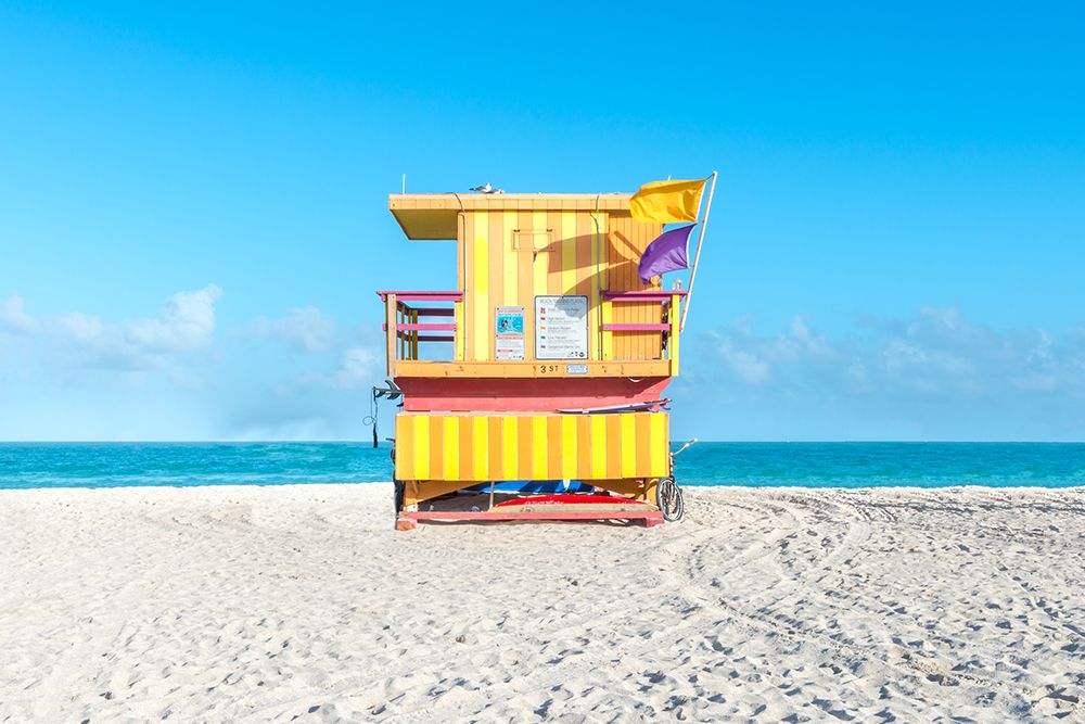 3rd Street Miami art print by Richard Silver for $57.95 CAD