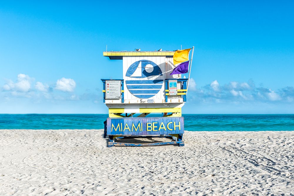5th Street Miami art print by Richard Silver for $57.95 CAD