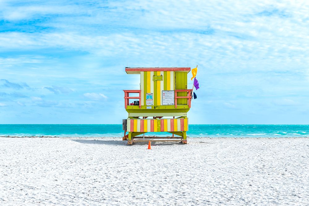 8th Street Miami art print by Richard Silver for $57.95 CAD