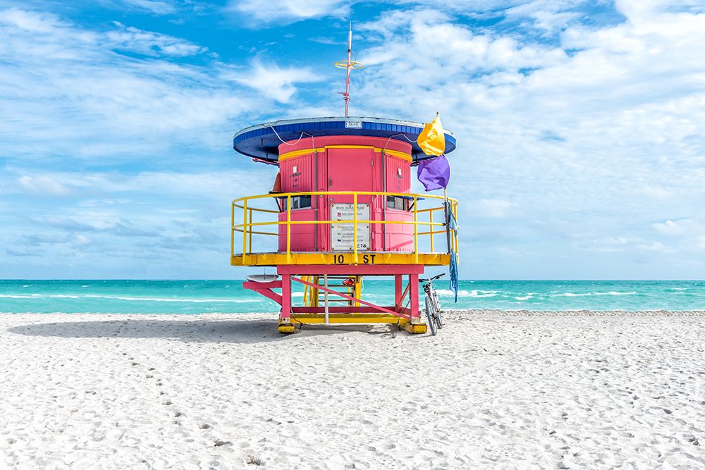 10th Street Miami art print by Richard Silver for $57.95 CAD