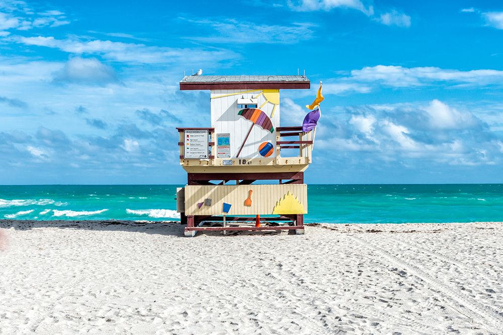 18th Street Miami art print by Richard Silver for $57.95 CAD