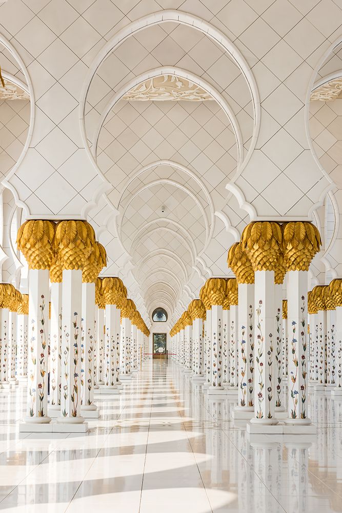 Grand Mosque Abu Dhabi II art print by Richard Silver for $57.95 CAD