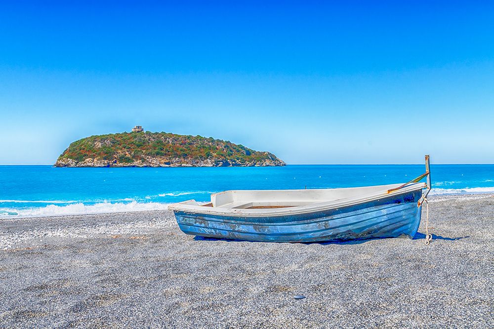 Calabria Boat art print by Richard Silver for $57.95 CAD