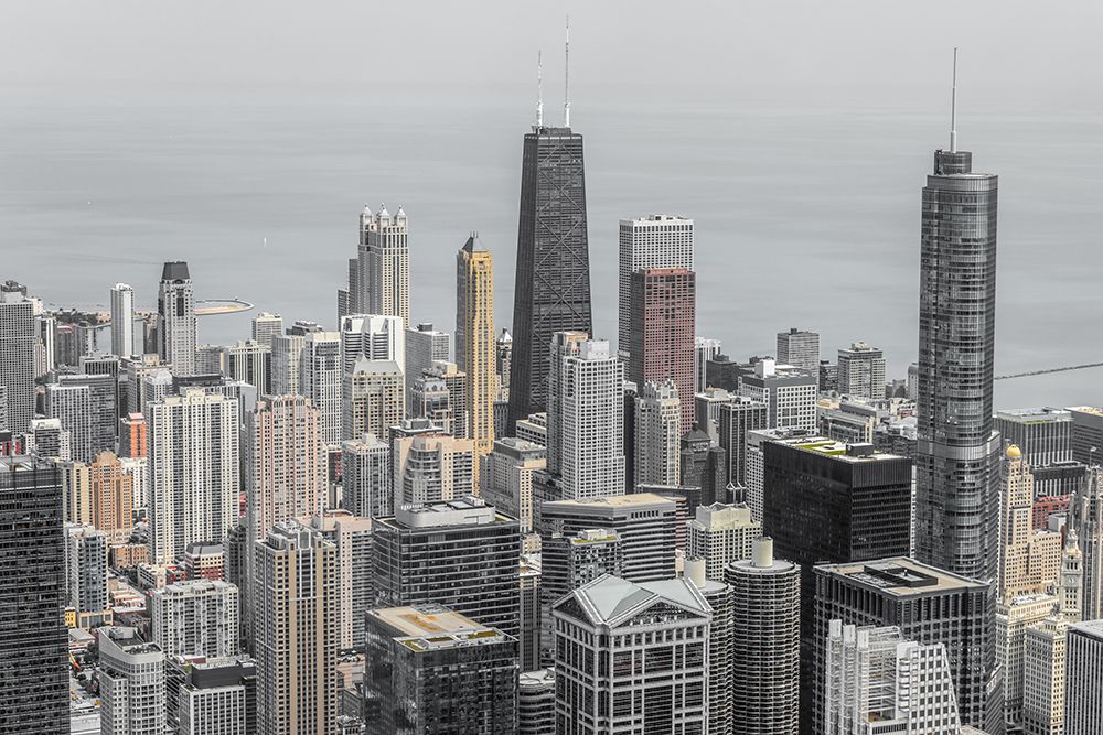 Chicago Skyline art print by Richard Silver for $57.95 CAD