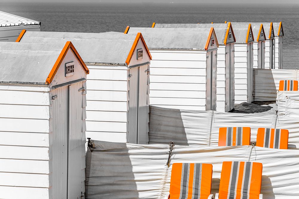 Knokke Shacks art print by Richard Silver for $57.95 CAD