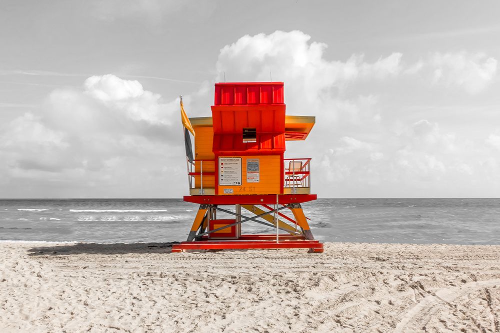 24th Street Miami art print by Richard Silver for $57.95 CAD