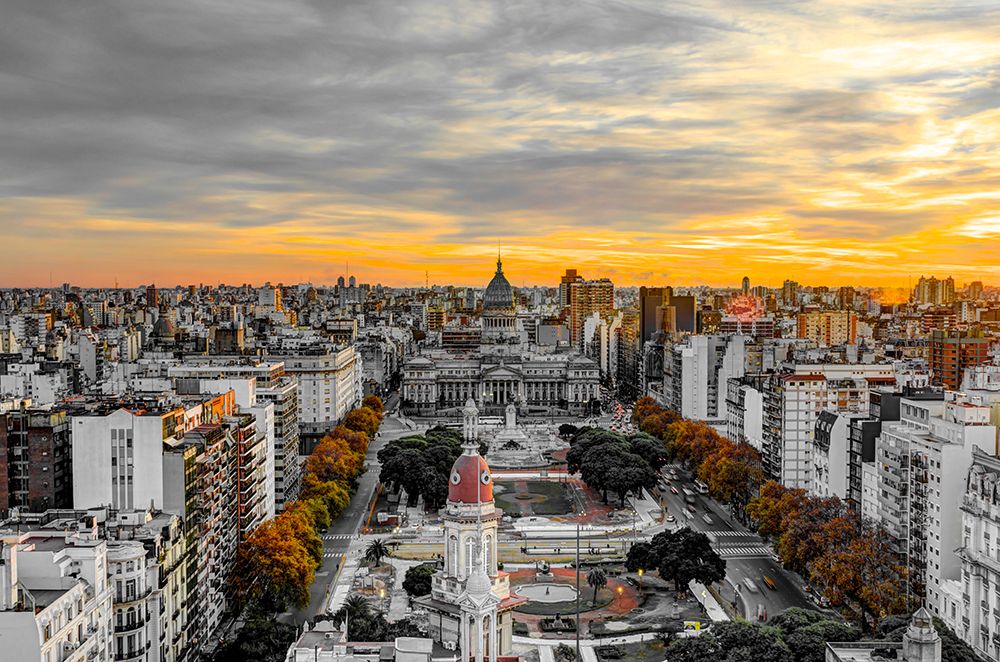 Buenos Aires Sunset art print by Richard Silver for $57.95 CAD