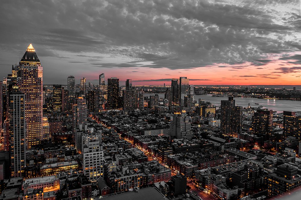 West Side Manhattan art print by Richard Silver for $57.95 CAD