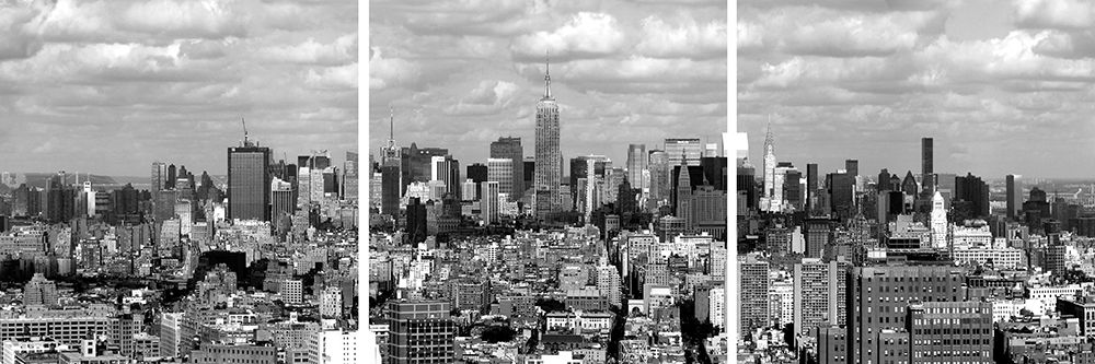 Downtown Triptych art print by Richard Silver for $57.95 CAD