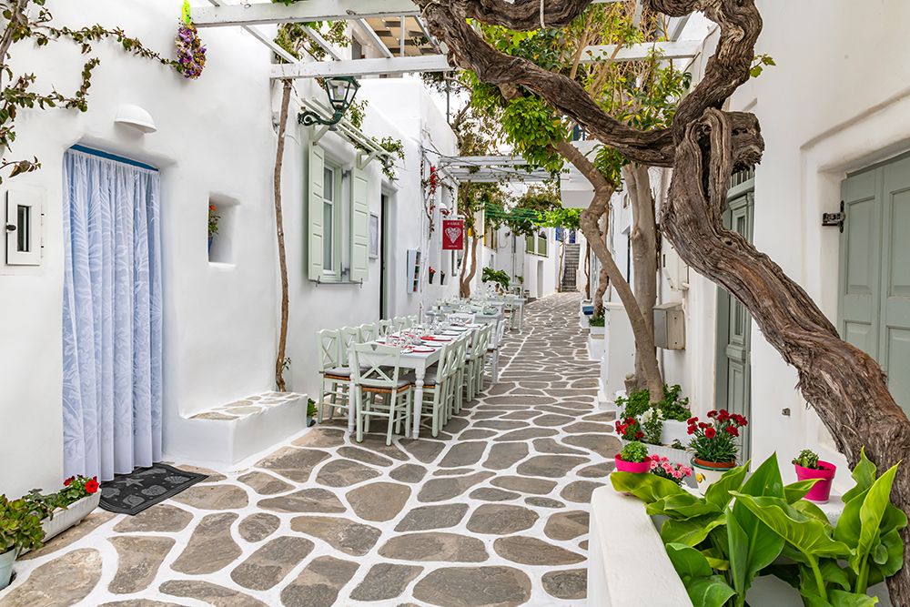 Paros Greece street art print by Richard Silver for $57.95 CAD