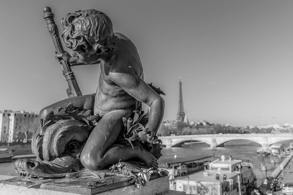 Eiffel Tower from Bridge 1 art print by Richard Silver for $57.95 CAD