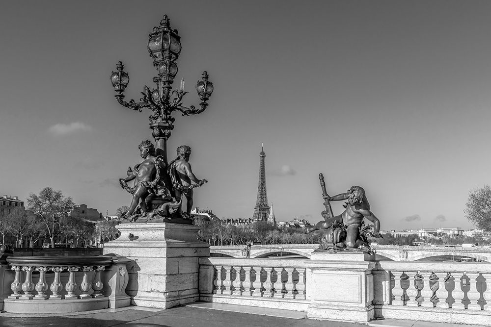 Eiffel Tower from Bridge 2 art print by Richard Silver for $57.95 CAD