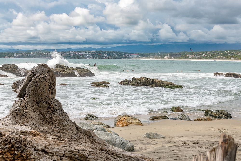 Puerto Escondido Surfers 2 art print by Richard Silver for $57.95 CAD