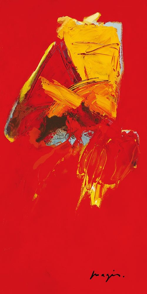Triptyque rouge III art print by Pascal Magis for $57.95 CAD