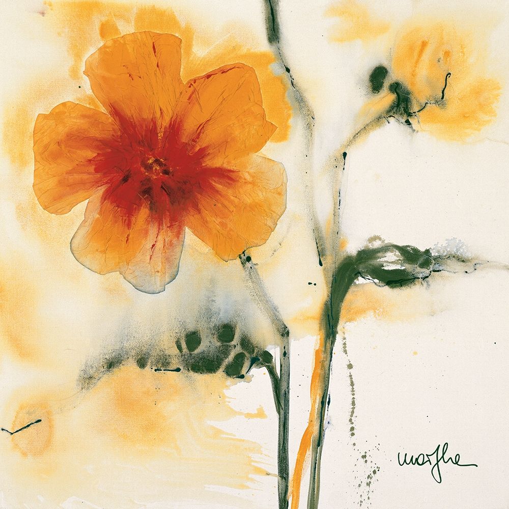 Les Pensees II art print by Marthe for $57.95 CAD