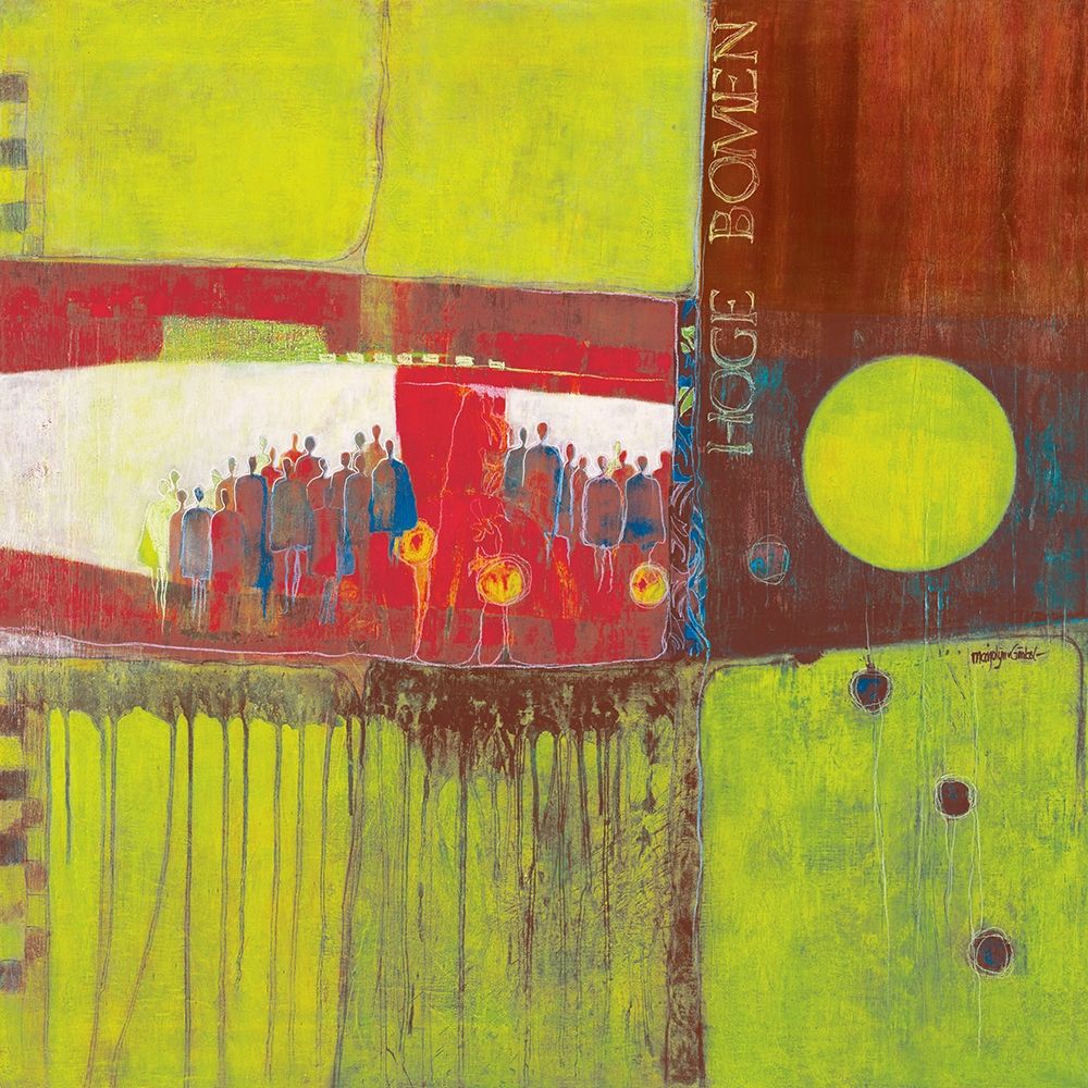Congregation art print by Marjolijn van Ginkel for $57.95 CAD