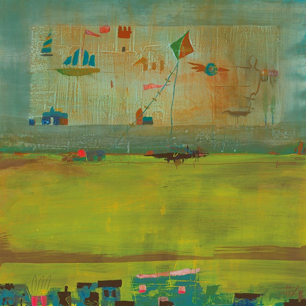 Green Landscape art print by Rose Richter-Armgart for $57.95 CAD