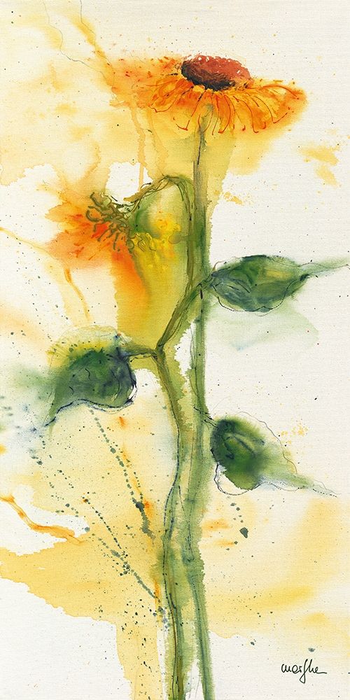 Tournesol II art print by Marthe for $57.95 CAD