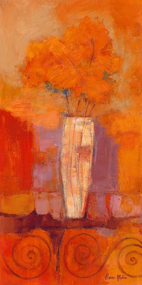 Bouquet aux volutes art print by Regine Pivier-Attolini for $57.95 CAD