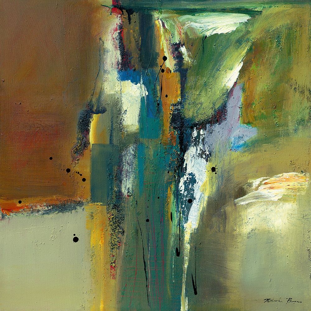 Abstract in Green II art print by Natasha Barnes for $57.95 CAD
