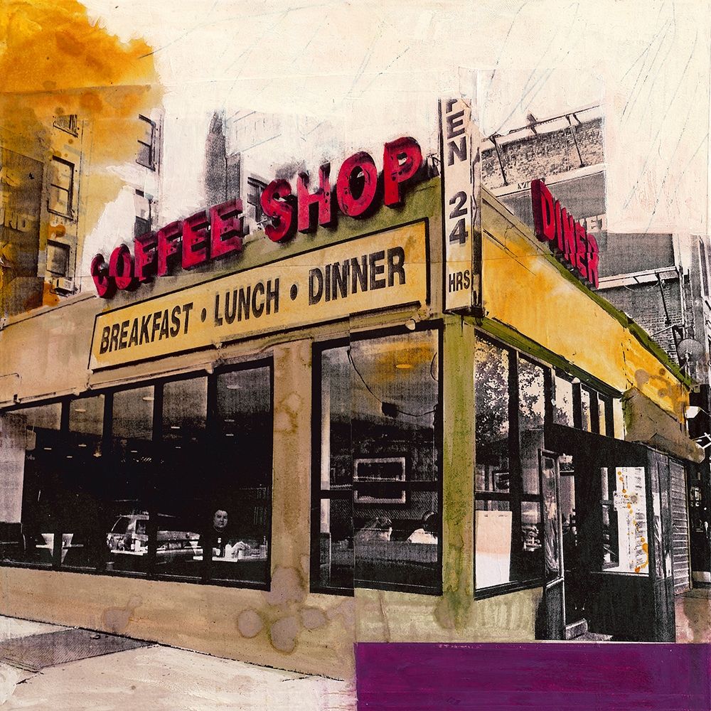 Coffee Shop art print by Ayline Olukman for $57.95 CAD