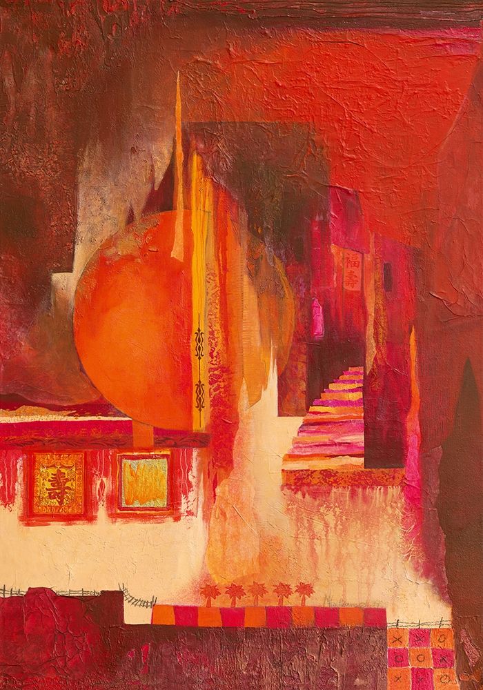 Asian Landscape art print by Margreet Holtkamp for $57.95 CAD