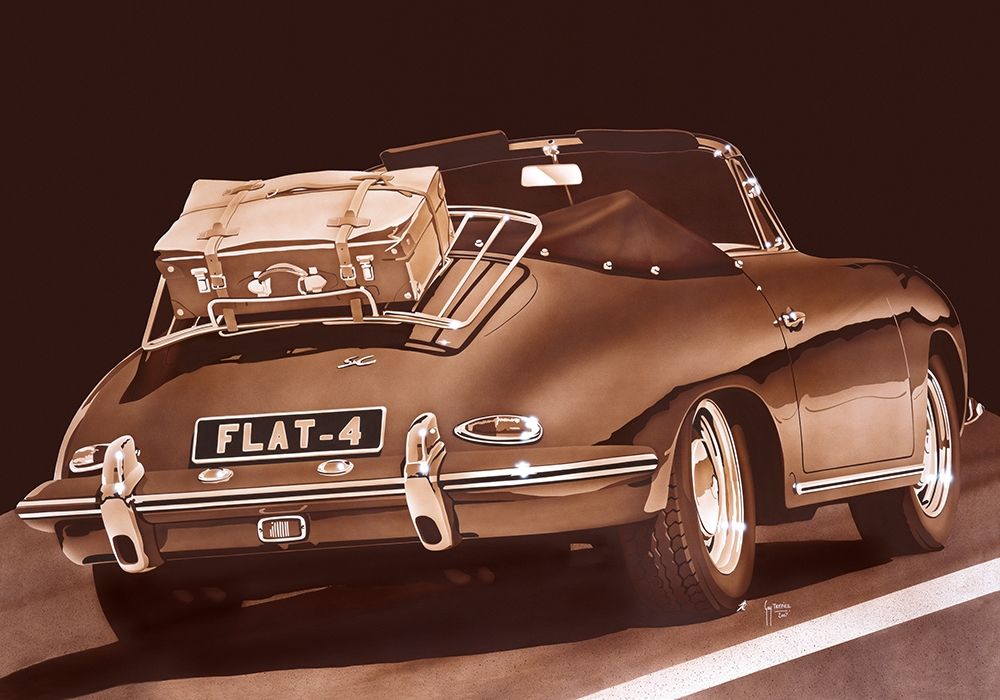 Flat-4 art print by Guy Tempier for $57.95 CAD