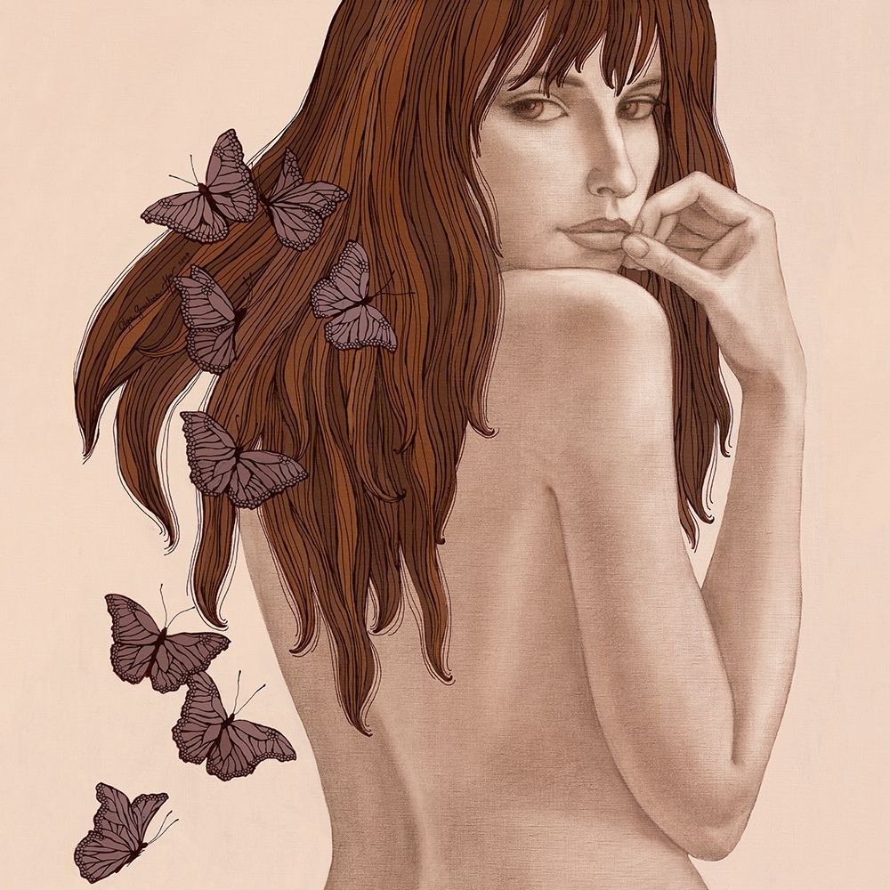 Papillons art print by Olga Gouskova for $57.95 CAD