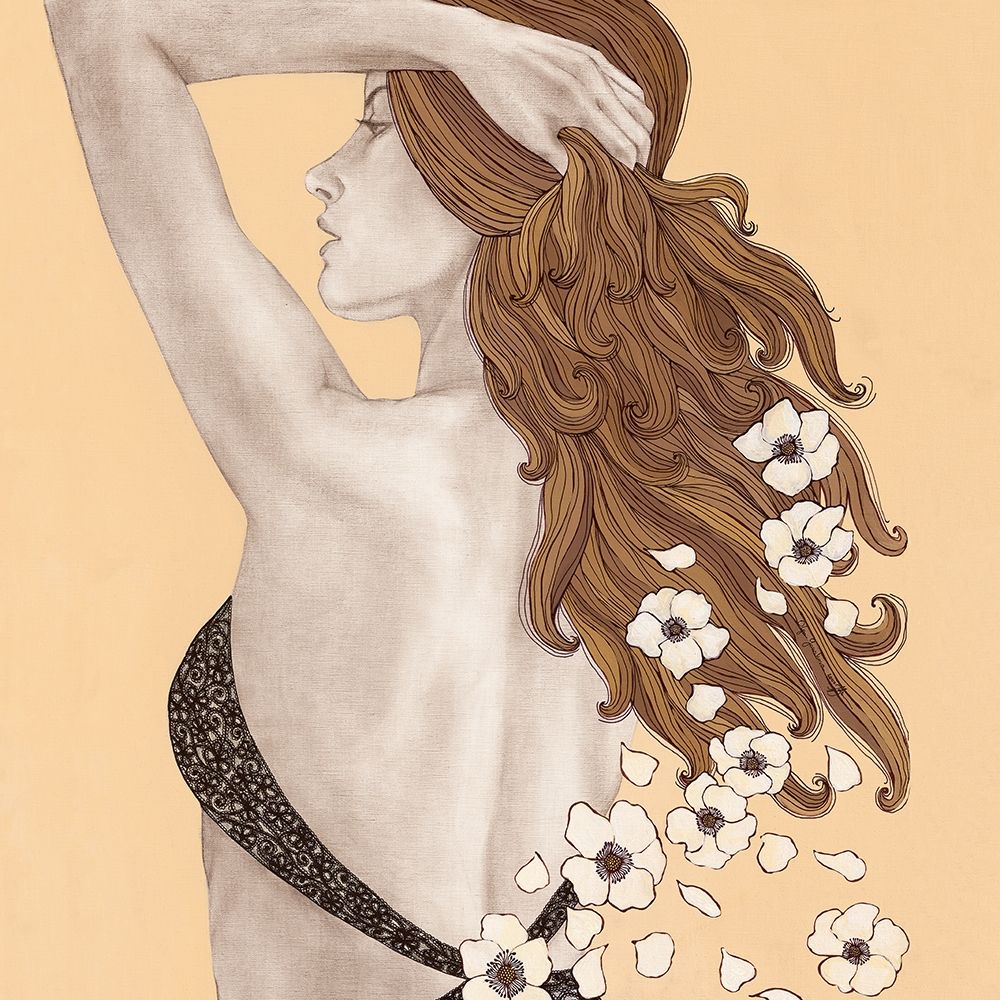 Message of Flowers art print by Olga Gouskova for $57.95 CAD