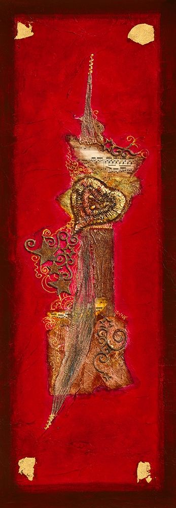 Coeur d Or I art print by Lyne Perinciolo Duluc for $57.95 CAD