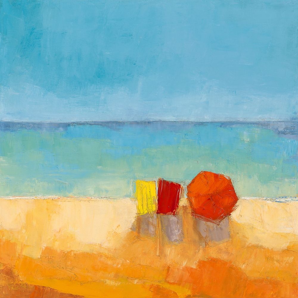 Parasols I art print by Regine Pivier-Attolini for $57.95 CAD