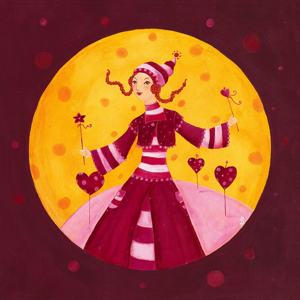 Mes petits cÅ“urs art print by Loetitia Pillault for $57.95 CAD