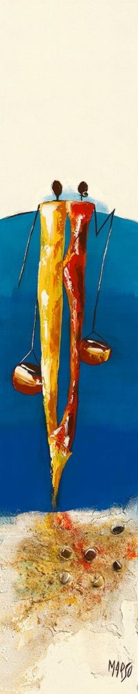 Duo Bleu art print by Marso for $57.95 CAD