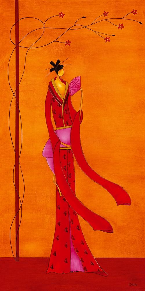 Geisha I art print by Ona for $57.95 CAD