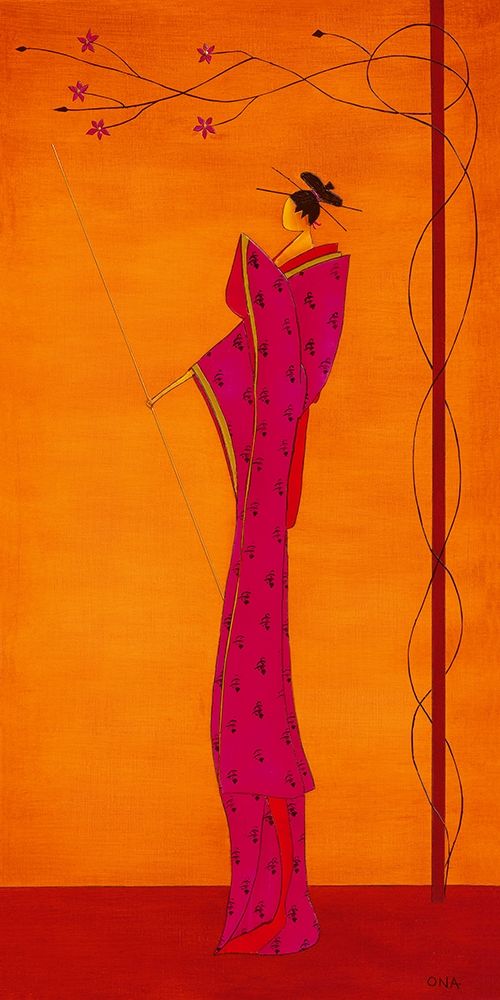 Geisha III art print by Ona for $57.95 CAD