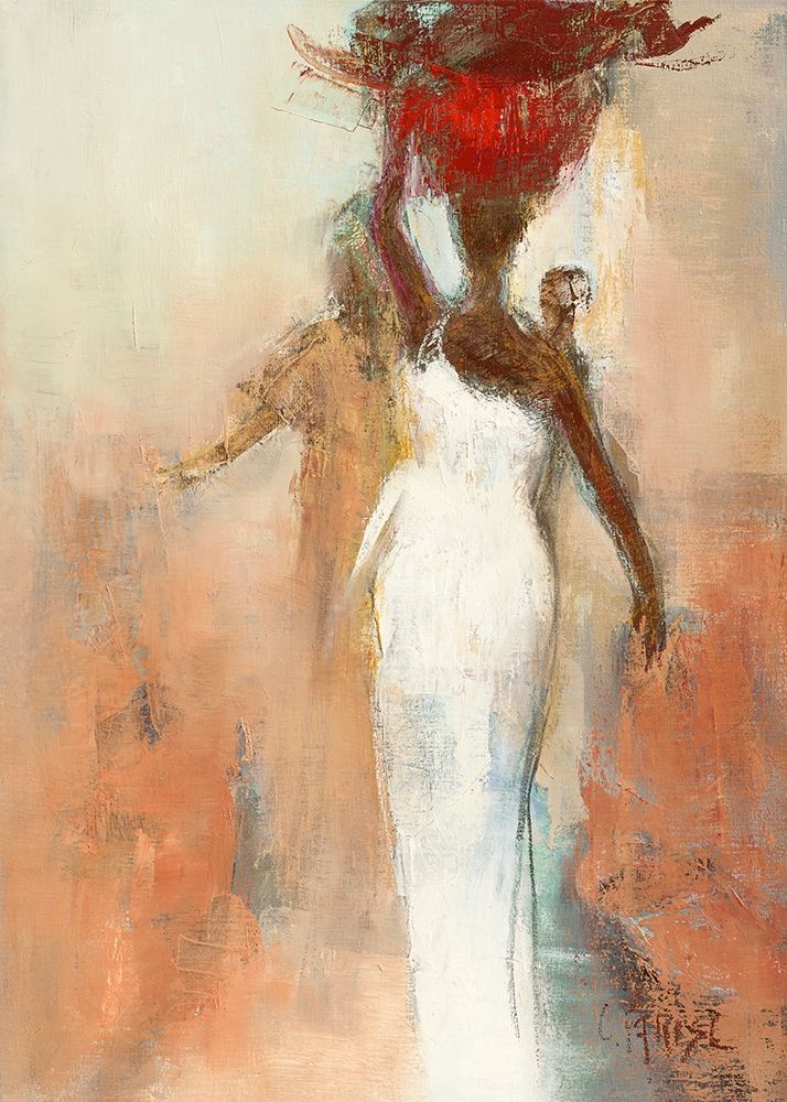 Silhouettes Africaines I art print by Chantal Parise for $57.95 CAD