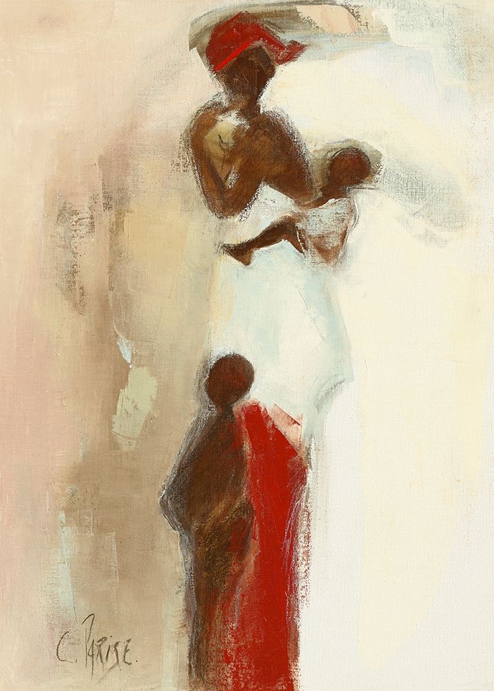 Silhouettes Africaines II art print by Chantal Parise for $57.95 CAD