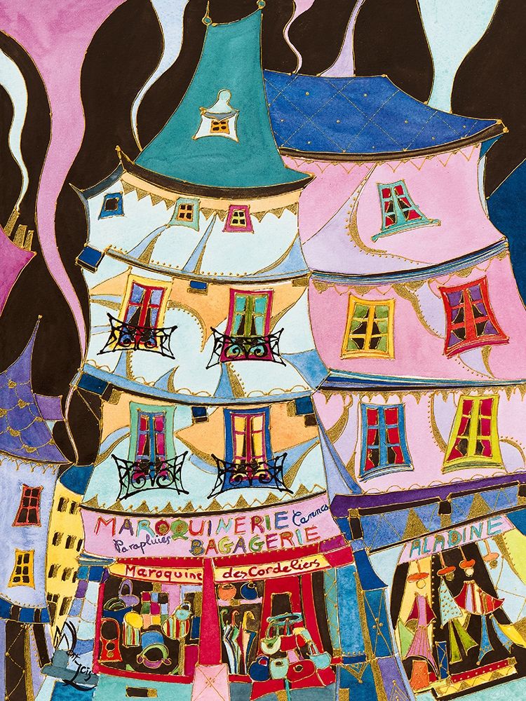 La maroquinerie art print by Martine Wentzeis for $57.95 CAD
