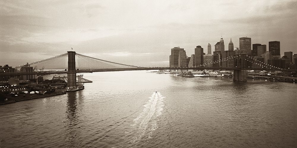 Brooklyn Bridge at Dawn art print by Dave Butcher for $57.95 CAD