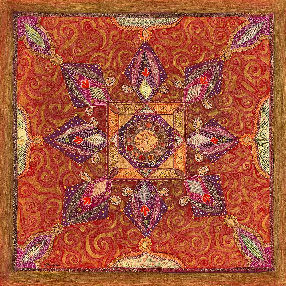 Carre Indien I art print by Valerie Maugeri for $57.95 CAD