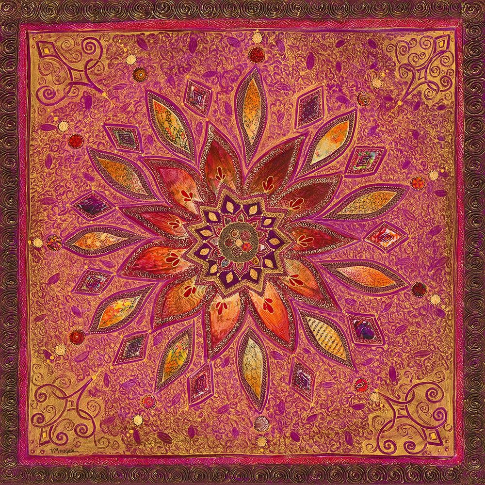 Carre Indien II art print by Valerie Maugeri for $57.95 CAD