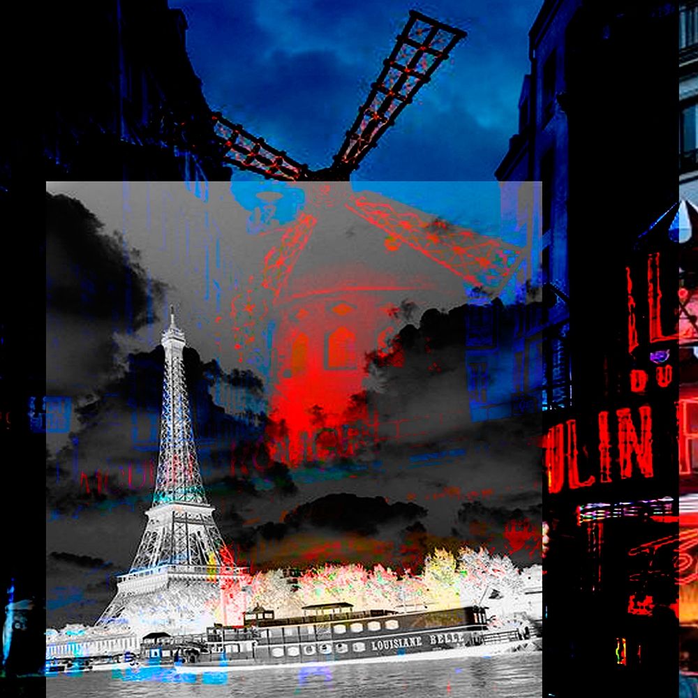 Paris Moulin Rouge art print by Mereditt.f for $57.95 CAD