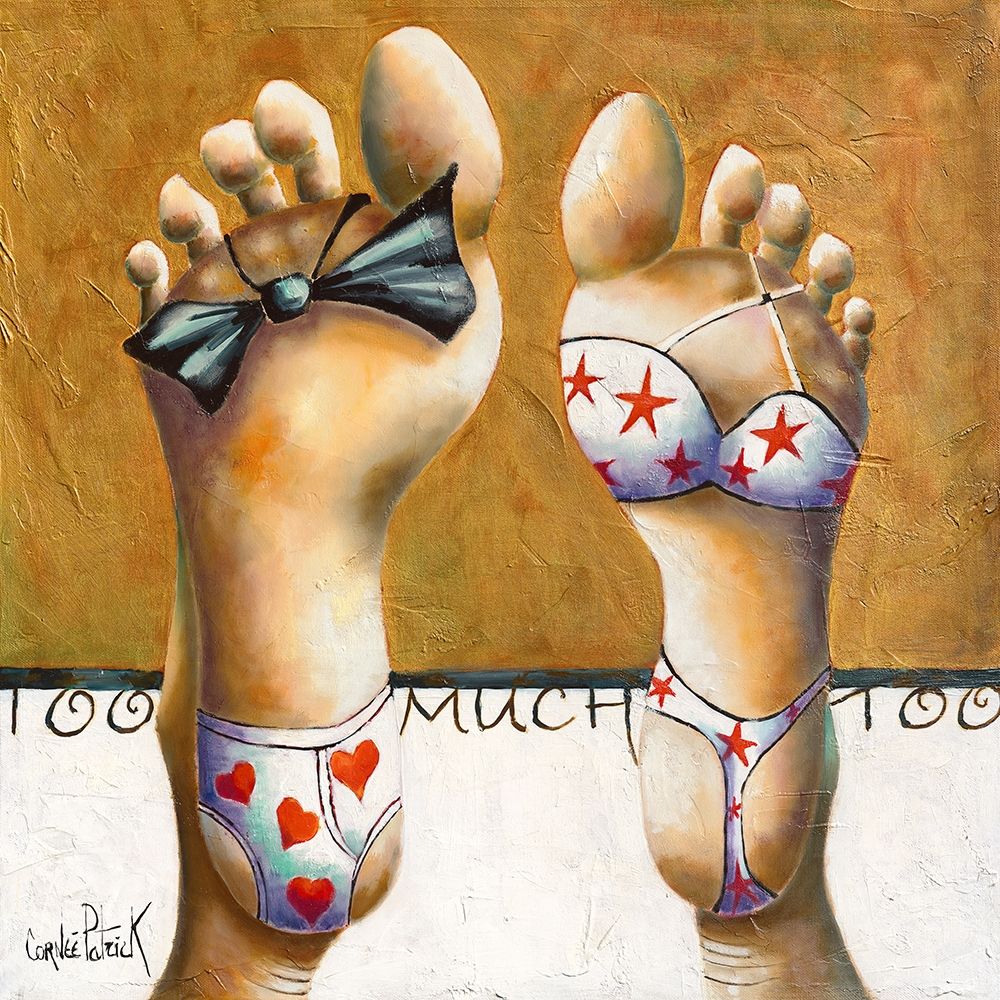 Too Much I art print by Patrick Cornee for $57.95 CAD