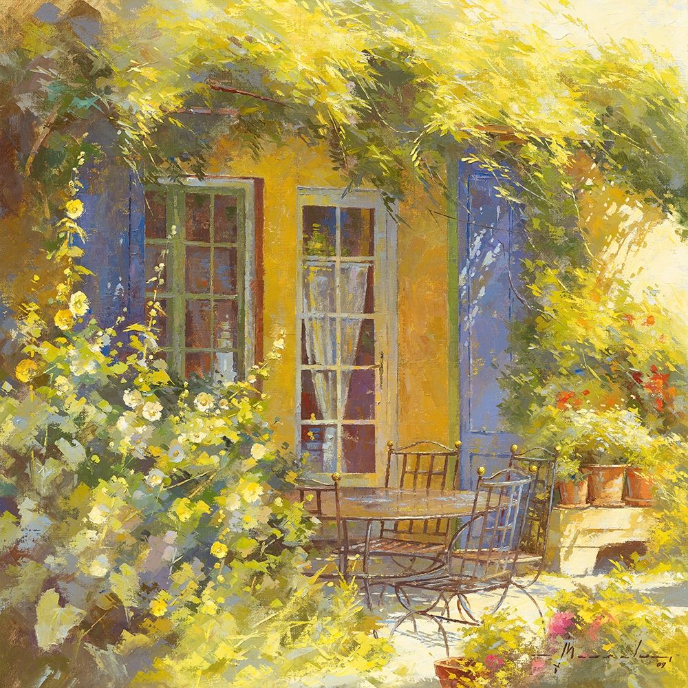 Bouquet de fleurs art print by Johan Messely for $57.95 CAD