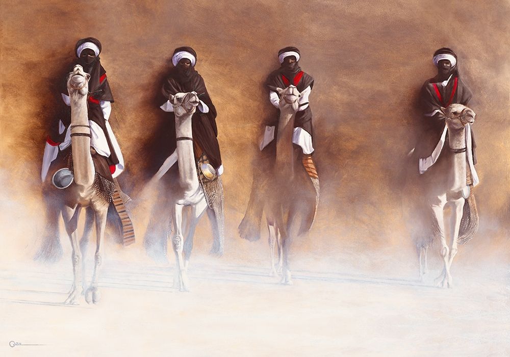 Les Cavaliers de l Aube art print by Cedric Cazal for $57.95 CAD