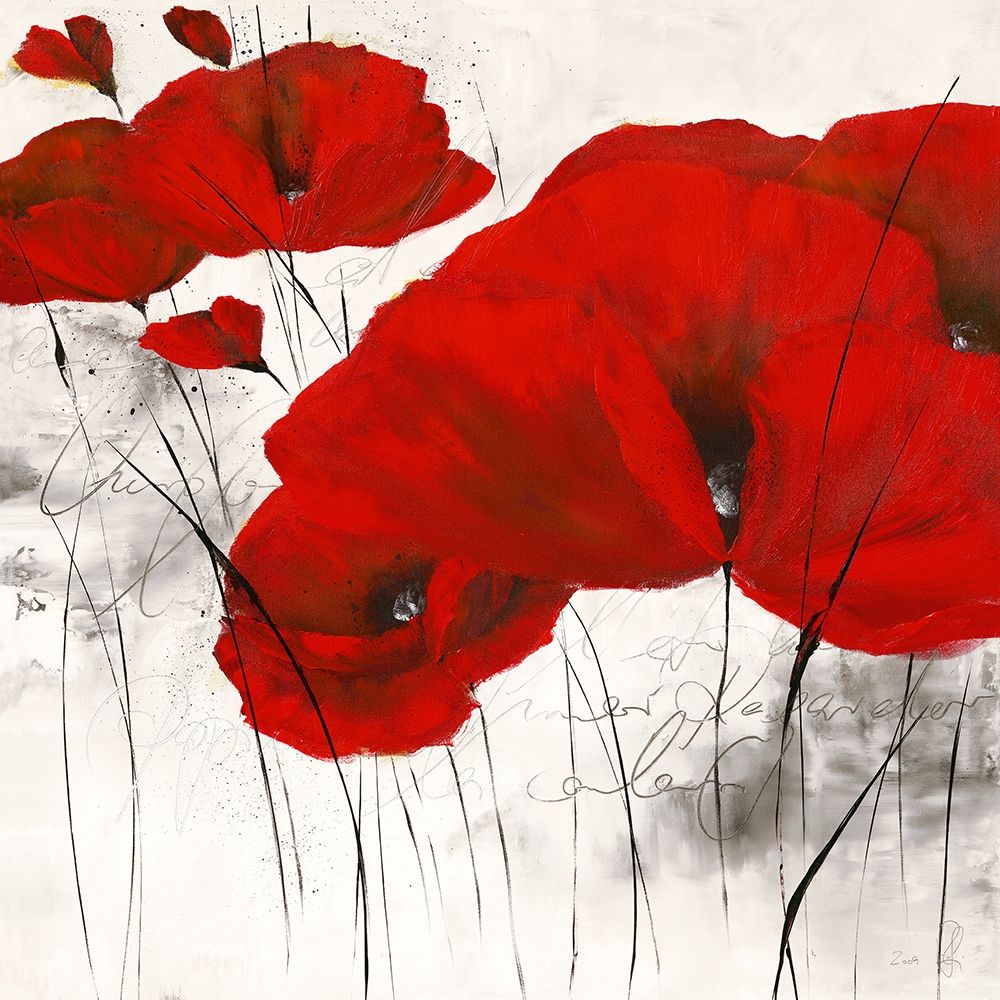 Pavot d hiver VII art print by Isabelle Zacher-Finet for $57.95 CAD